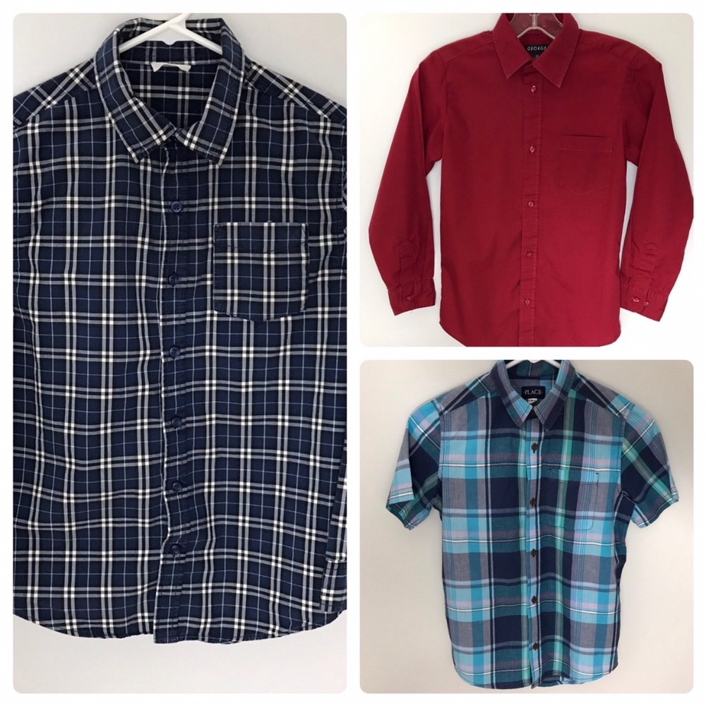 Lot of 3 Button-Down Shirts Crazy 8, Children's Pl